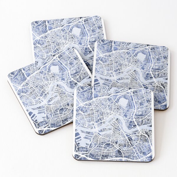 Item preview, Rotterdam Netherlands City Map designed and sold by ArtPrints.