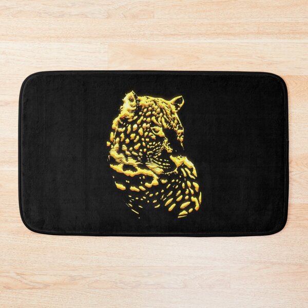 Item preview, Unleash Your Wild Side with our Mesmerizing 3D Leopard Golden Illustration Collection!  designed and sold by KARTICK DUTTA.