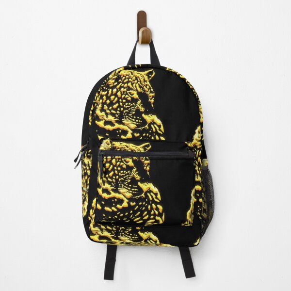 Item preview, Unleash Your Wild Side with our Mesmerizing 3D Leopard Golden Illustration Collection!  designed and sold by KARTICK DUTTA.