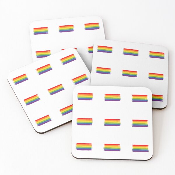 Item preview, RAINBOW FLAG  gay pride LGBTQ sticker pack designed and sold by Inspirationmotivation.
