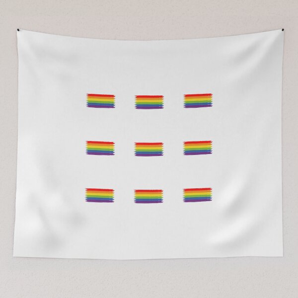 Item preview, RAINBOW FLAG  gay pride LGBTQ sticker pack designed and sold by Inspirationmotivation.