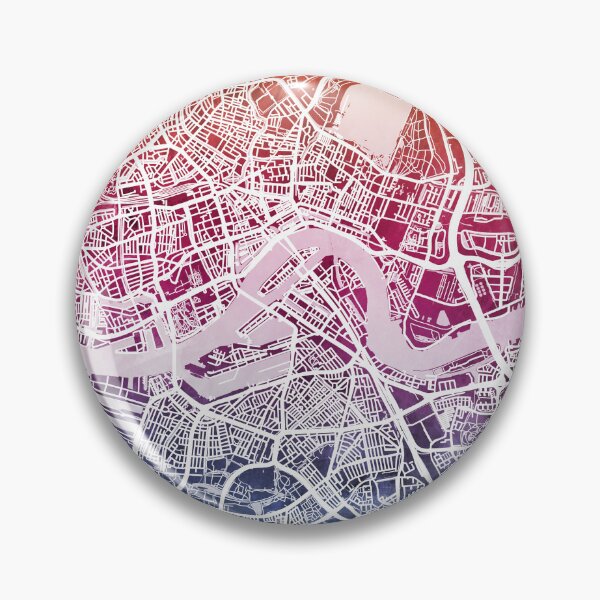 Artikelvorschau, Rotterdam Netherlands City Map entworfen und verkauft von ArtPrints.