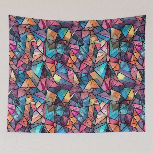 Item preview, Stained Glass Pink Reflections designed and sold by Pedra Panda.