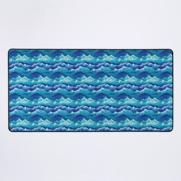 Item preview, Majestic Peaks: A Captivating Mountain Pattern designed and sold by TheMachineMind.