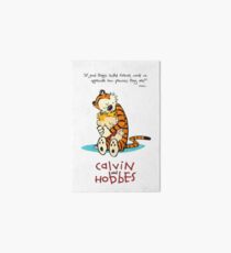 Calvin and Hobbes Hugging Art Board