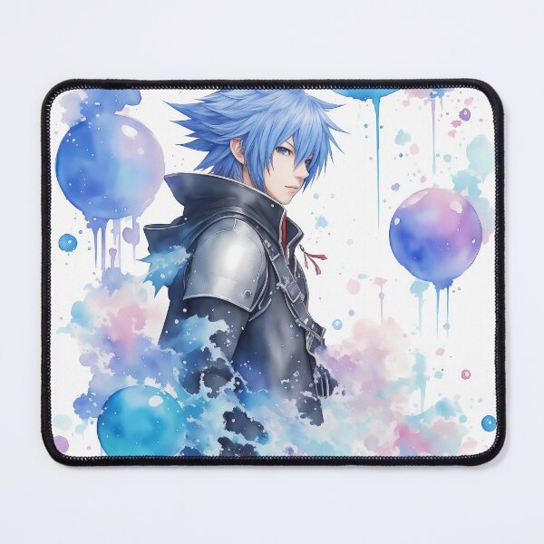 Item preview, Riku Kingdom Hearts Watercolor Fan Art designed and sold by craftyartsdigi.
