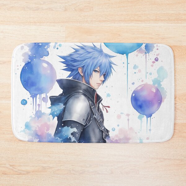 Item preview, Riku Kingdom Hearts Watercolor Fan Art designed and sold by craftyartsdigi.