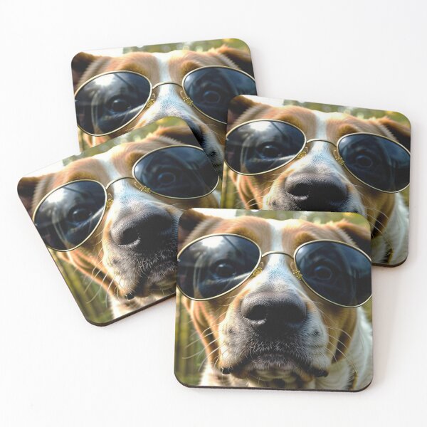 Item preview, Dog with sunglasses designed and sold by undscrsteve.