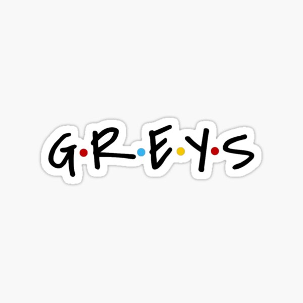Greys Sticker