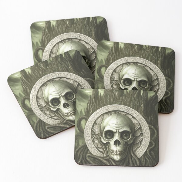 Item preview, An evil Lovecraftian Eldritch demon god illustration designed and sold by Vintage Designs +.