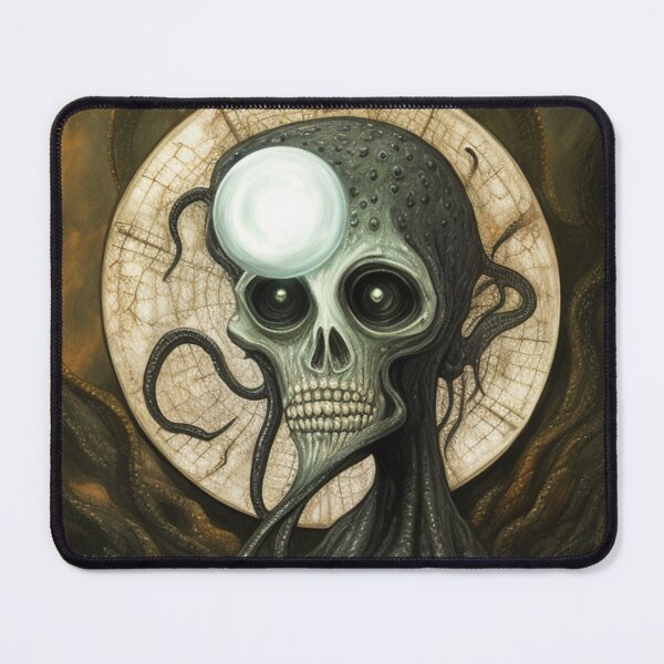Item preview, An evil Lovecraftian Eldritch demon god illustration designed and sold by Vintage Designs +.