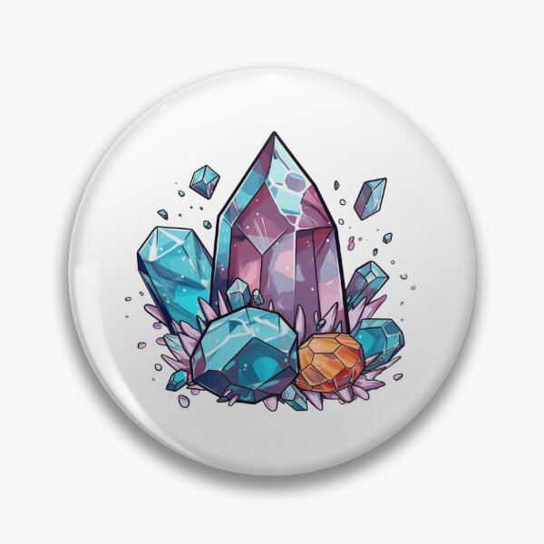 Item preview, blue and purple crystals designed and sold by 10000Needles.
