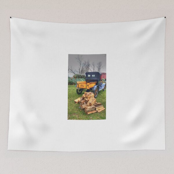 Item preview, Historic Ford Model T Christmas Fire Wood designed and sold by BradKnorrArt.