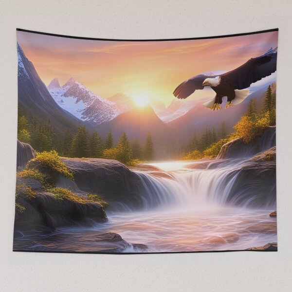 Aperçu de l'œuvre Aigle Nature Terre 04 créée et vendue par tpixx.
