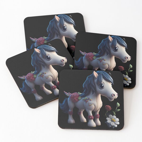 Item preview, Flower Horse  designed and sold by Obsidian Ink by Wilshire.