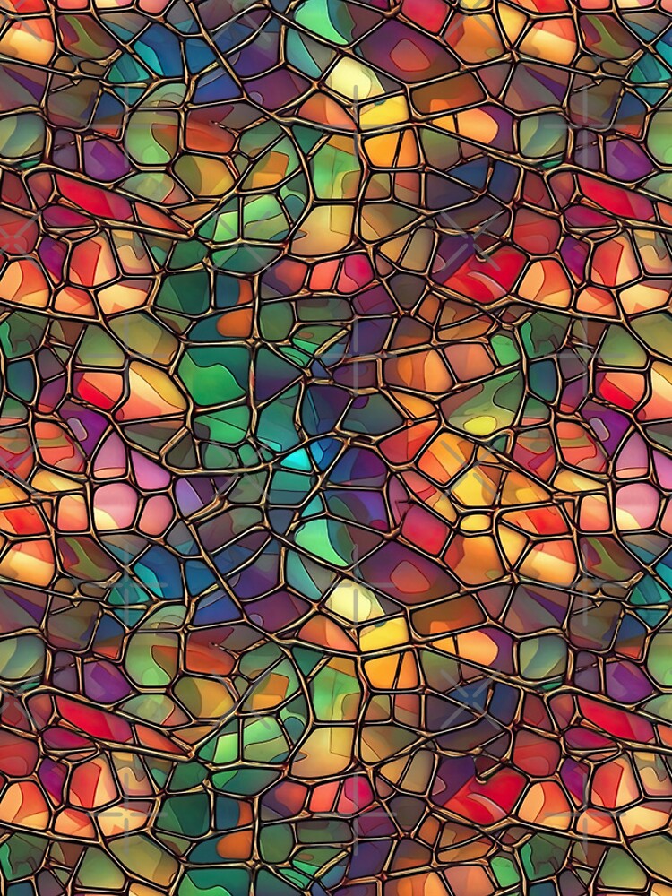 Stained Glass Rainbow Reflections