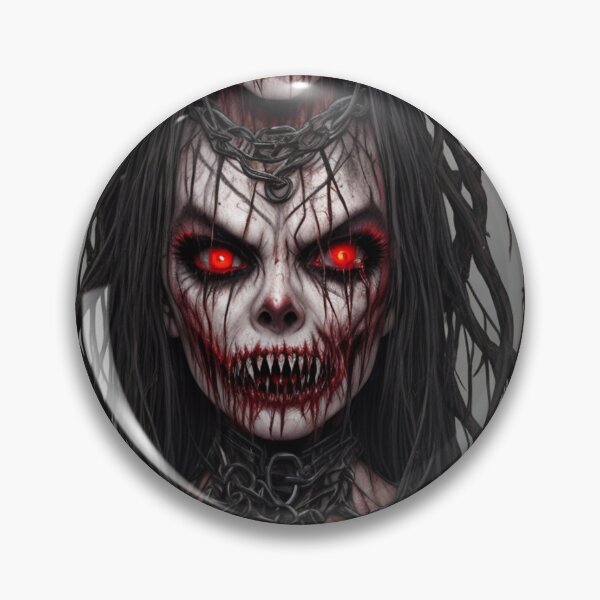 Item preview, Evil Gothic Horror Zombie dead woman creepy monster illustration designed and sold by Vintage Designs +.