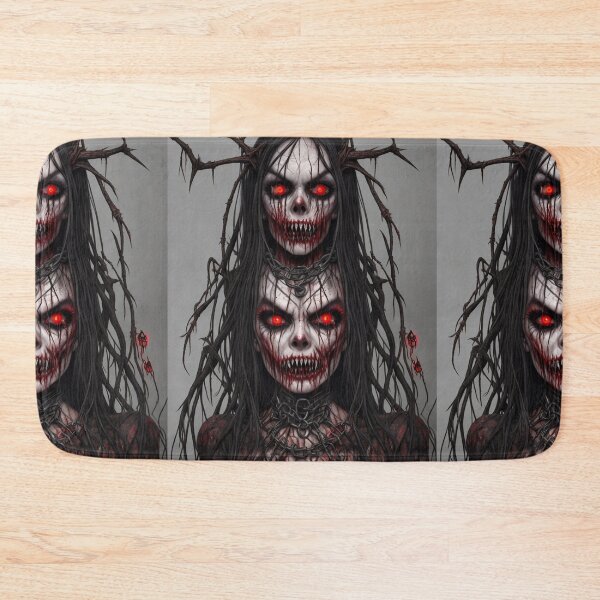 Item preview, Evil Gothic Horror Zombie dead woman creepy monster illustration designed and sold by Vintage Designs +.