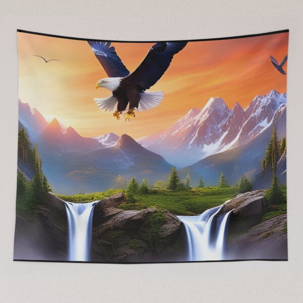 Aperçu de l'œuvre Aigle Nature Terre 05 créée et vendue par tpixx.