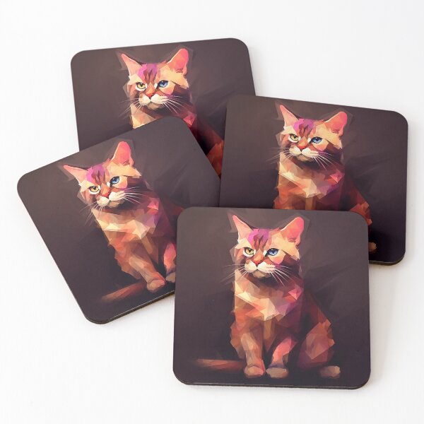 Item preview, Feline Mystery: Charm in Colors and Shapes designed and sold by Casanova Originals.