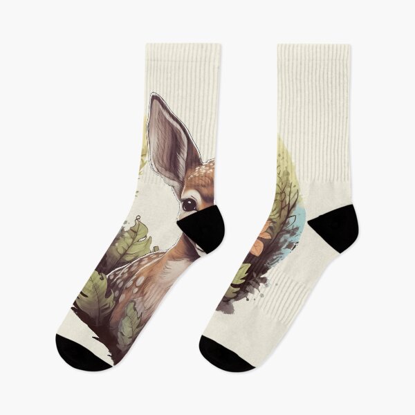 Item preview, Cute Bambi Watercolor Design designed and sold by BrilliantTShop.