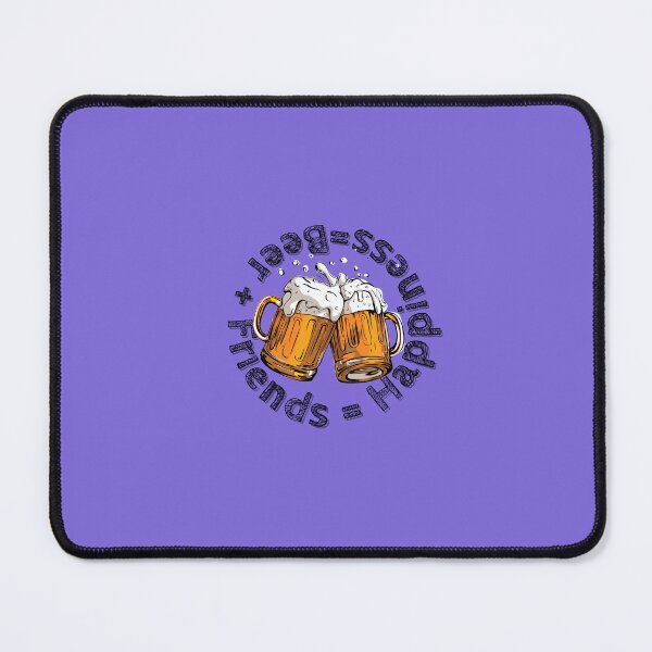 Item preview, Beer + Friends = Happiness : quote about beer  designed and sold by DeluxBee.