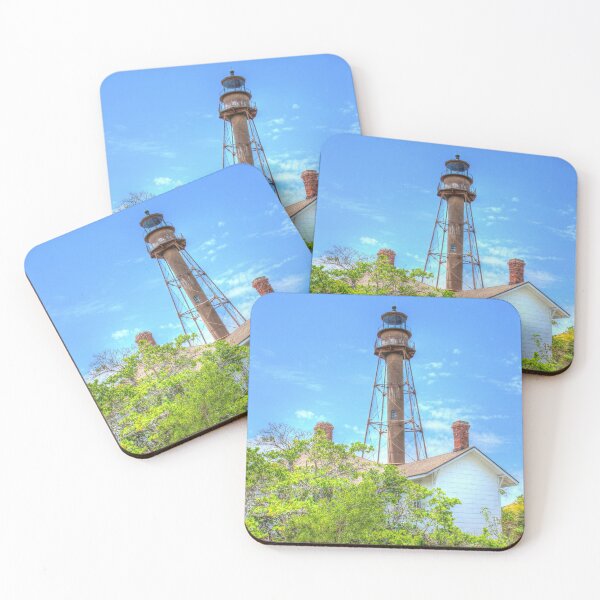 Item preview, Sanibel Island Light or Point Ybel Light on Lighthouse Beach Park Sanibel Florida designed and sold by BradKnorrArt.