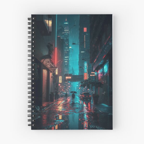 Item preview, Rainy City Futuristic Wonders designed and sold by cyberartmaker.