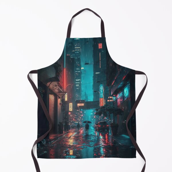 Item preview, Rainy City Futuristic Wonders designed and sold by cyberartmaker.