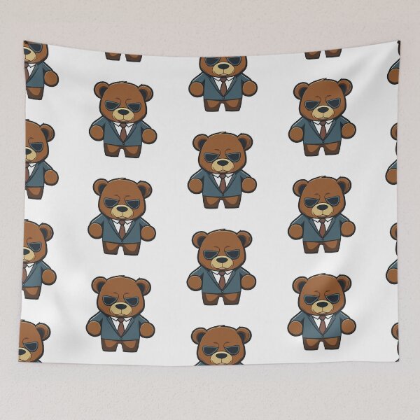Item preview, Stylish Boss Bear designed and sold by spyduckz.