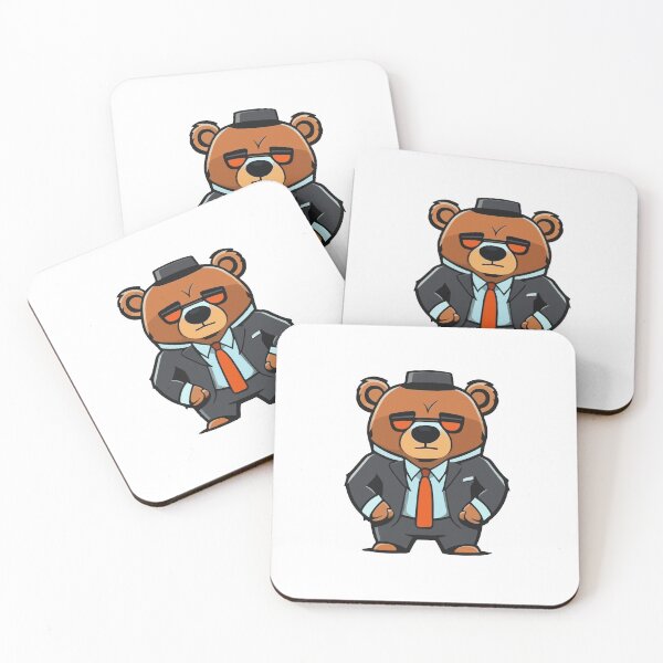 Item preview, Stylish Cool Boss Bear designed and sold by spyduckz.