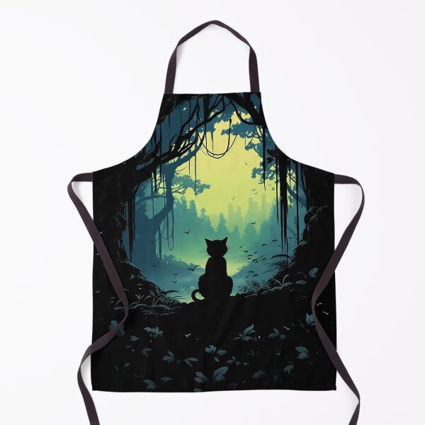 Item preview, Black Cat In Enchanted Forest designed and sold by BrilliantTShop.