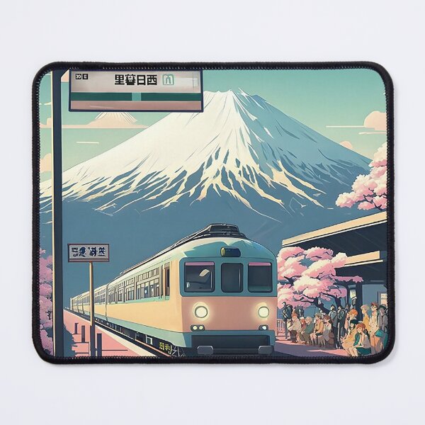 Item preview, Train and Fuji View designed and sold by ardosamiko.