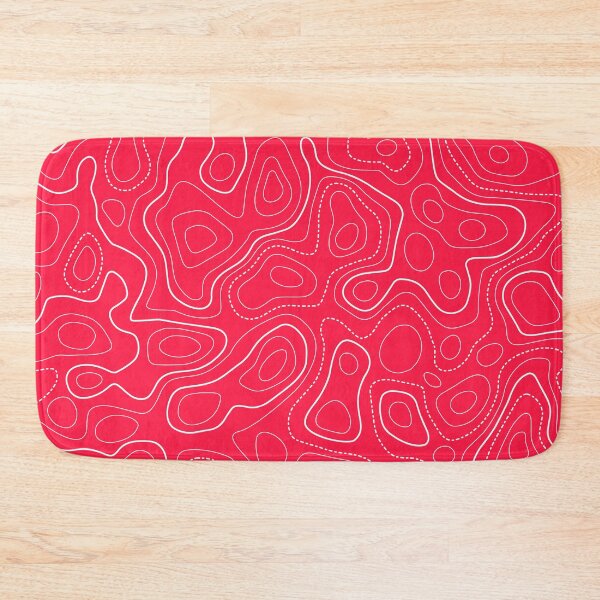 Item preview, Red Topographic Pattern. designed and sold by Aetherier.