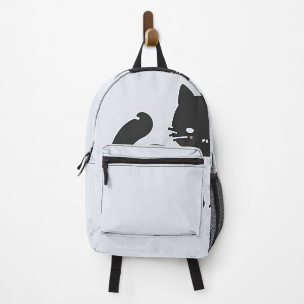 Item preview, Cute Kawaii Cat on Black Color designed and sold by thirtydesignco.