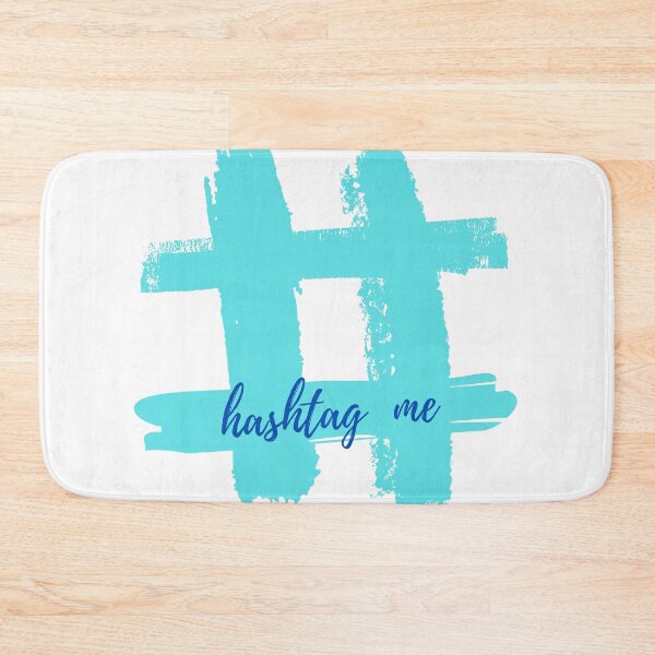 Item preview, BABY BLUE HASHTAG SIGN AND BLUE HASHTAG ME: designed and sold by coffeeflavour.
