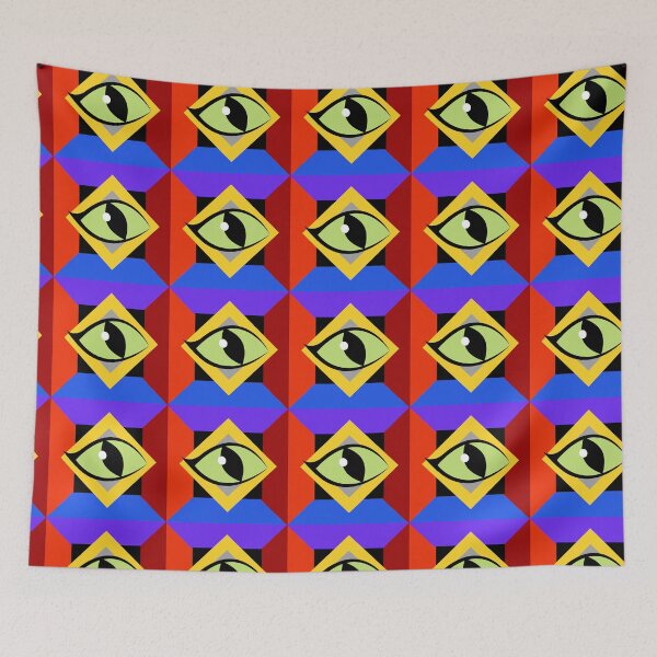 Item preview, Cat eye Design with vibrant colors designed and sold by varodesign.