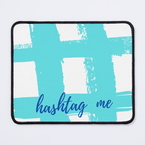 Item preview, BABY BLUE HASHTAG SIGN AND BLUE HASHTAG ME: designed and sold by coffeeflavour.