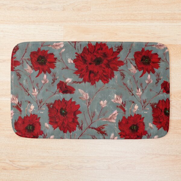Item preview, Red and Pink Floral designed and sold by Poetic Patterns Studio.