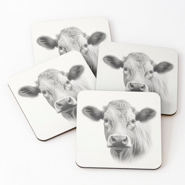 Item preview, Faithful Bond - Illustration of an Adorable Cow Duo designed and sold by Neuronexia.