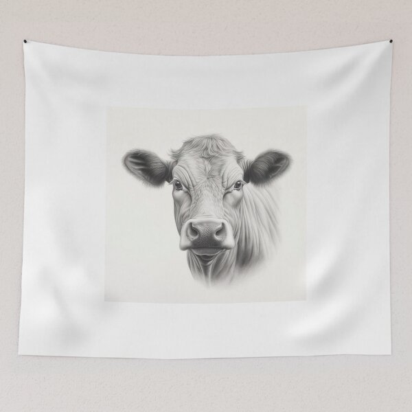 Item preview, Faithful Bond - Illustration of an Adorable Cow Duo designed and sold by Neuronexia.