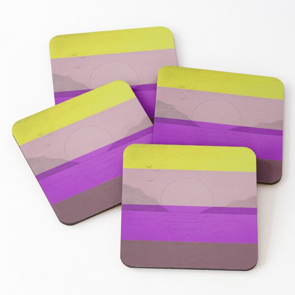 Item preview, Non Binary Pride Sunset designed and sold by PaperPainter.