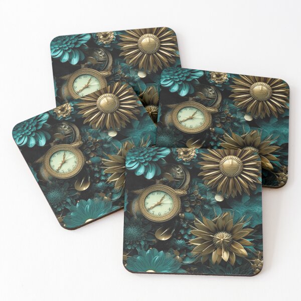 Item preview, Field of Blooming Flowers 17 - Steampunk Edition designed and sold by TheOddBotShop.