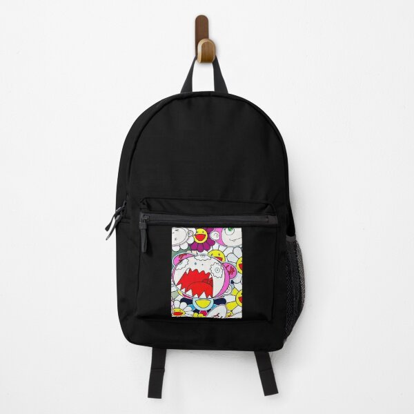 Takashi Murakami Rainbow Flower Plush Backpack - Yellow Backpacks, Handbags  - TKMRK20320