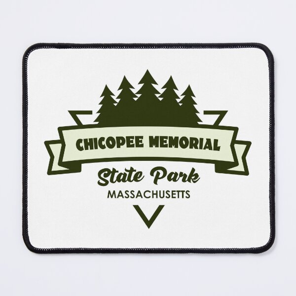 Item preview, Chicopee Memorial State Park Massachusetts Trees And Ribbon designed and sold by bivenart.
