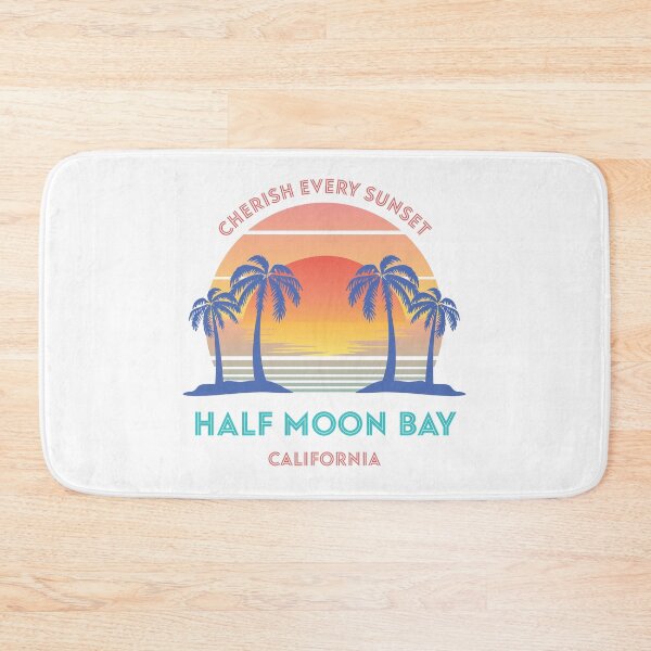 Item preview, Retro Half Moon Bay Beach - Cherish Every Sunset designed and sold by Whimsical  Thinker.