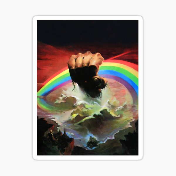 Rainbow rising-1 Album Cover Sticker Album Cover Sticker