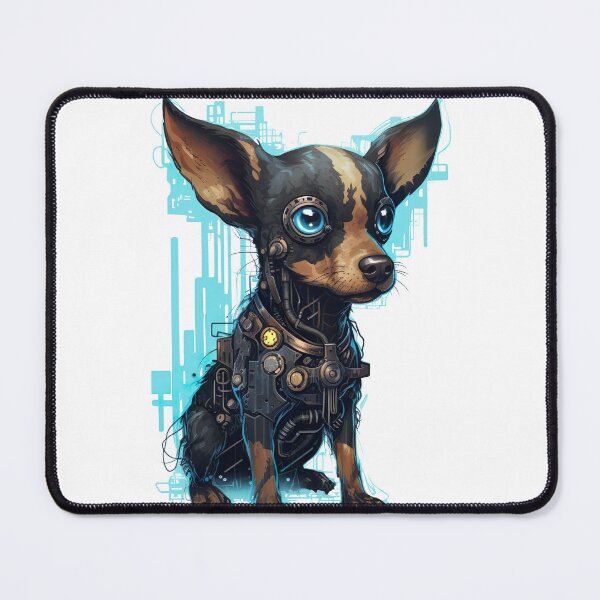 Item preview, Cyber punk Chihuahua / cyber punk dog designed and sold by miss-keysmash.