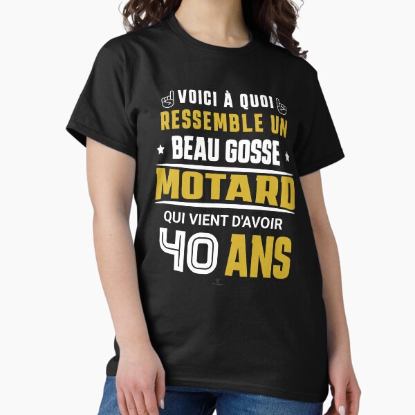 Item preview, Biker T-shirt - Men's 40th birthday gift designed and sold by Mon-Tshirt.