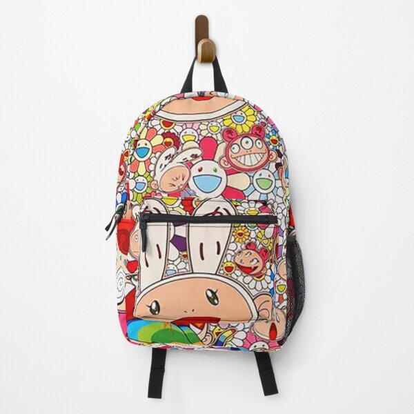 Pastele Takashi Murakami Custom Backpack Personalized School Bag Travel Bag  Work Bag Laptop Lunch Office Book